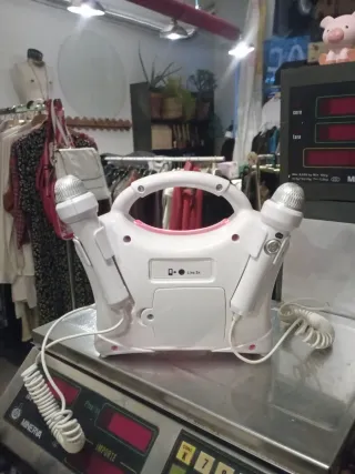 Karaoke Imaginarium Blanco y Plateado