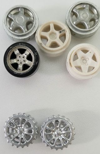 Lote llantas rally Scalextric desguace