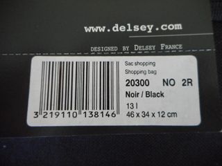 Borsa cartella Delsey nera