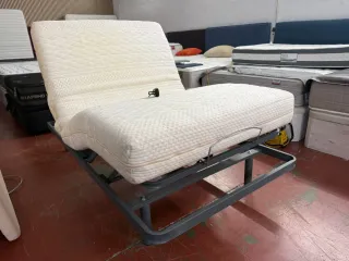 105x190 CAMA ARTICULADA ELÉCTRICA + COLCHÓN LÁTEX