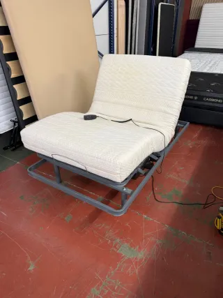 105x190 CAMA ARTICULADA ELÉCTRICA + COLCHÓN LÁTEX