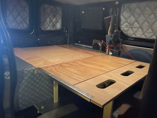 Mueble Cama-Mesa Furgoneta Camper