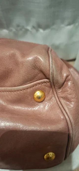 Borsa Prada Antico Rosa Pelle