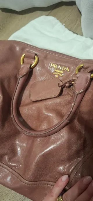Borsa Prada Antico Rosa Pelle