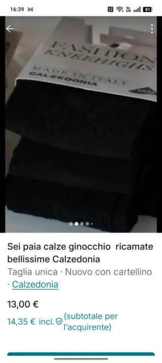 Sei paia.Calze gambaletti donna Calzedonia taglia