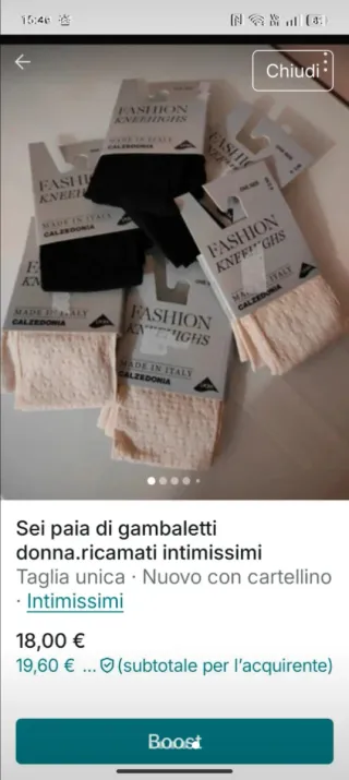 Sei paia.Calze gambaletti donna Calzedonia taglia