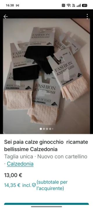 Sei paia.Calze gambaletti donna Calzedonia taglia