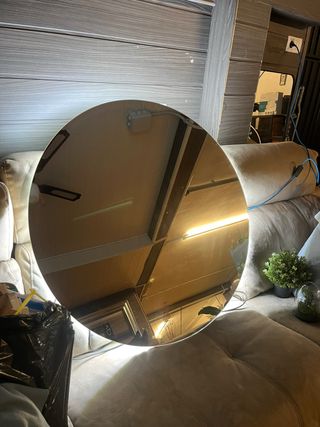 Espejo Redondo Baño con LED 90x90