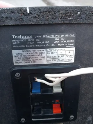 Altavoces technics SB- ch7