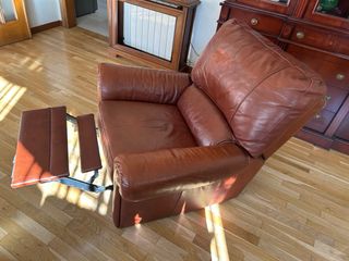 Sillón de cuero extensible