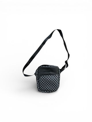 Riñonera bandolera negra y gris