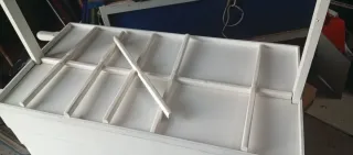 Carrito expositor chuches y golosinas.