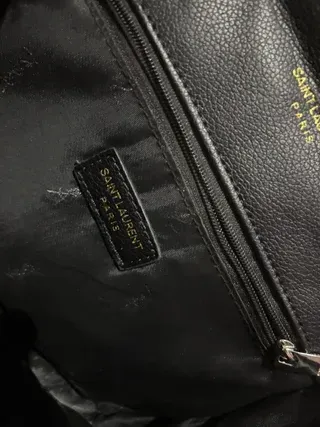 Bolso Saint Laurent Negro Piel Acolchado