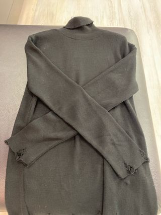 Maglione nero Made in Italy 100% Acrilica