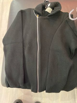 Maglione nero Made in Italy 100% Acrilica