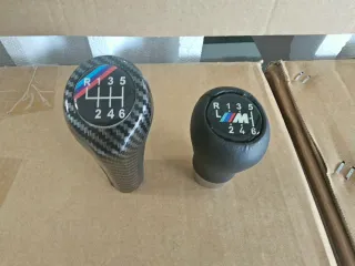 Pomos Palanca Cambios BMW E92 Carbono y Piel