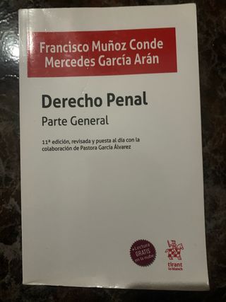 Derecho Penal Part General 11ª Edision