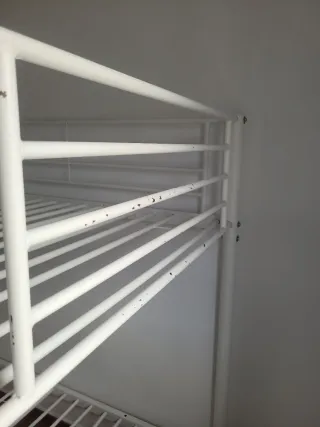 Litera Matrimonio Metal Blanca