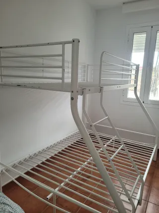 Litera Matrimonio Metal Blanca