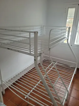 Litera Matrimonio Metal Blanca