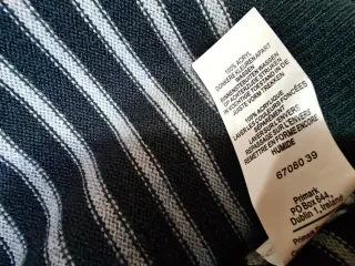 Jersey rayas hombre S azul y amarillo