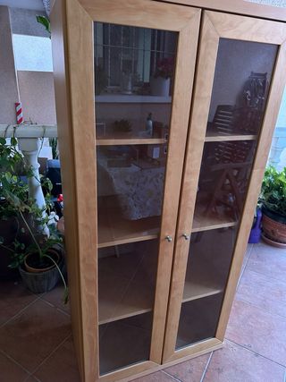 Mueble Comedor Madera y Cristal Ikea