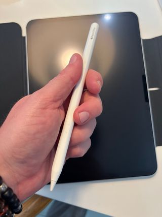 iPad Pro 11 M4 Plata con apple pencil pro, funda
