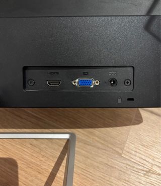 Monitor HP 21.5 Negro y Plata