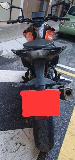 KTM Duke 390 Naranja 2018