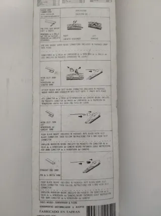 Escobillas Limpiaparabrisas (2 unidades dobles)