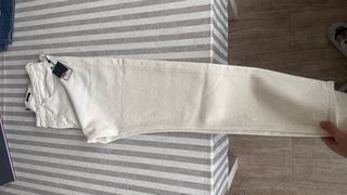 Pantalón Massimo Dutti blanco