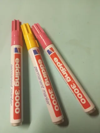 3 Rotuladores Edding 3000 1 rotulador  2 €