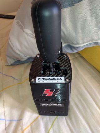 Volante MOZA + Pedales + Caja Cambios H/Secuencial