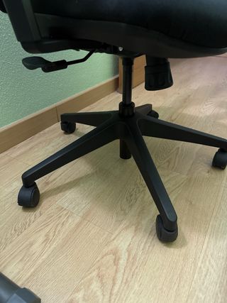 Silla ergonómica de estudio negra