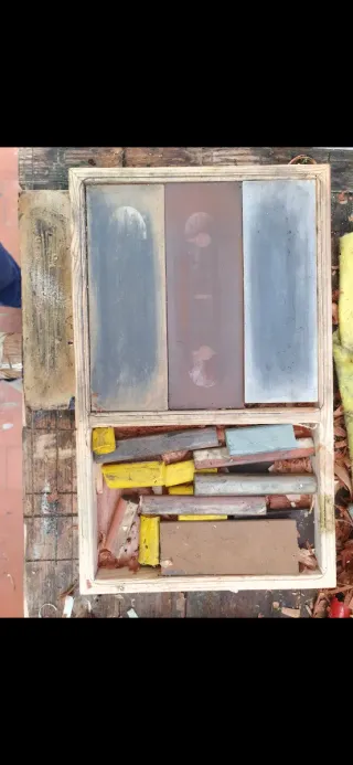 Set de Gubias pfeil y Piedras de Afilar,maza