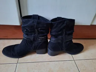 Botines negros talla 37