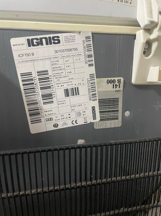 Congelador Arcon Ignis Blanco 141 litros