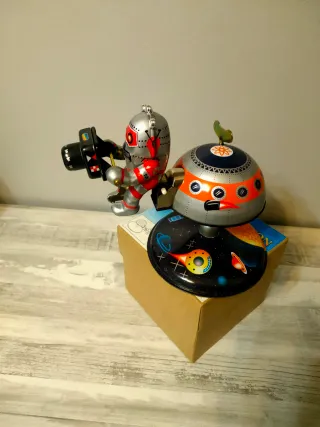 Juguete Hojalata Space Station