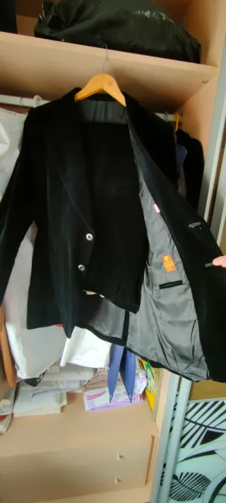 Traje vintage de varios colores