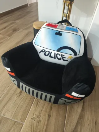 Sillón infantil bombero y policia