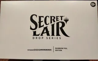 MTG Secret Lair Vroooooom Rainbow Foil Sigillato
