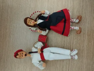 Pareja de muñecos de fieltro