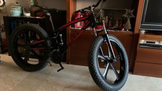 Bicicleta Helliot Fat Bike Negra/Roja