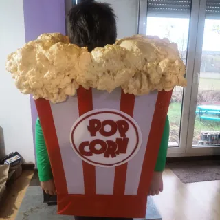 Disfraz Caja Palomitas para niños o adultos