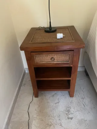 Mesa y 6 Sillas Comedor Vintage Madera