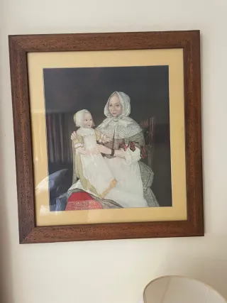 Mesa y 6 Sillas Comedor Vintage Madera