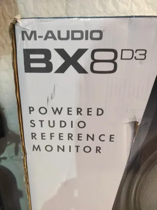 Pareja Altavoces M-Audio BX8 D3 Negros