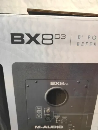 Pareja Altavoces M-Audio BX8 D3 Negros