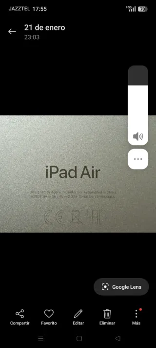iPad Air Plata 6th generation
