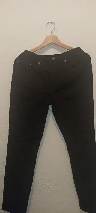 Pantalones vaqueros negros hombre Talla S/M